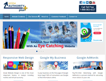 Tablet Screenshot of onlineauthorityplus.com